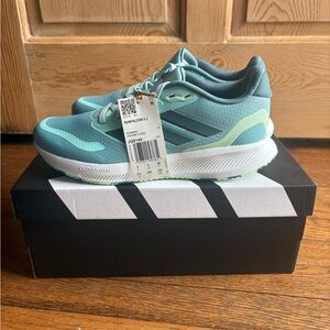 *HP* NWT adidas Athletic Running Shoes | Teal | Big Kids 5.5 | Women’s 7